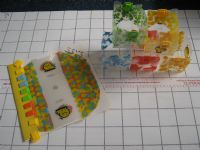 PVC Flower Pot 5pcs set 90x90x100mm #22041 (L)