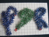 #XT 201304 X'mas Tinsel (Silver Twist) 2M