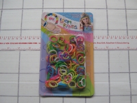 Loom bands set rainbow cardboard YSO08115407