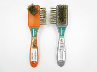Shoe Shine Brush 16cm 3 brush head #YS-017