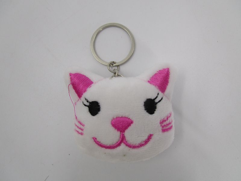 6cm White Tiger Key Ring