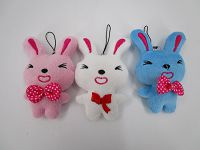 4in Key ring Rabbit (Ribbon)