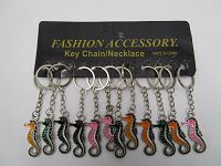 Metal Key Ring Sea Horse