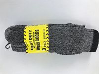 Heavy Duty Work Sock #CL045128  Size 11-14 (3pairs/pack)