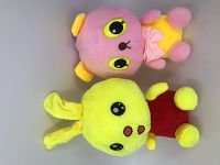 9in (L) Rabbit & Bear