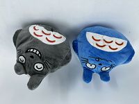 7in Fat Cat (Happy Face)  (sawing eyes)