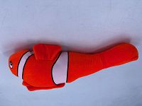 12in Orange Fish Soft Toy (print eyes)