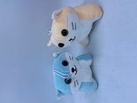 CLJ 819-16 Orange & Blue Cat (Plastic eyes)