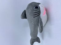 23cm Grey Shark Fish (plastic eyes)  310-26